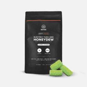 Electric Yuzu and Honeydew Gummies | 25-Pack | 4:8:2 THC:THCV:CBD | Effect: Focus