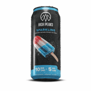High Peaks | Sparkling Rocket Pop | 2:1 | 10mg THC : 5mg CBD | 12 fl. oz | 1-Pk.