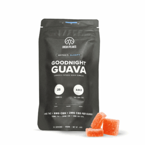 Goodnight Guava Gummies | 25-Pack | 100mg THC | 200mg CBN | Effect: Sleepy
