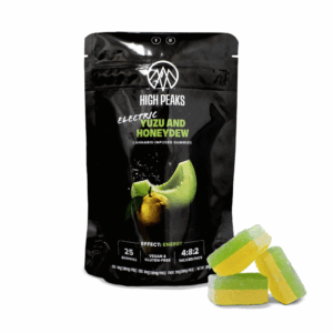 Electric Yuzu and Honeydew Gummies | 25-Pk. | 4:8:2 THC:CBD:THCV | Effect: Energy