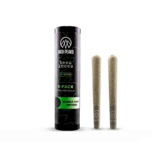 Bees Knees | Hash Infused | Hybrid | 5-Pack Pre-Rolls | 0.75g Each