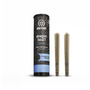 Dragon Heart | Hash Infused | Indica | 2-Pack Pre-Rolls | 0.75g Each