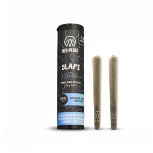 Slapz | Hash Infused | Indica | 2-Pack Pre-Rolls | 0.75g Each
