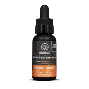High Peaks | Boost | 4:1 | 1000mg THC : 250mg CBG | 1 fl. oz (30mL)