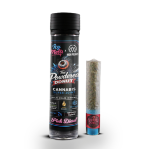 Icy Melts x High Peaks | The Powdered Donut | Pink Diesel | 2g Infused Super-Joint