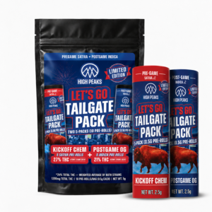 Let’s Go Tailgate Pack | Kickoff Chem + Postgame OG | Two 5-Packs (10 Pre-Rolls) | 0.5g Each