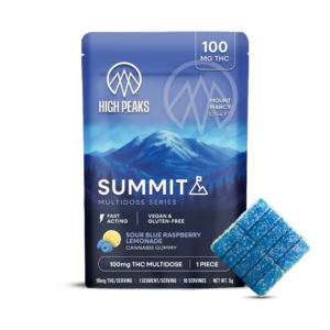 High Peaks | SUMMIT | Blue Raspberry Lemonade | 100mg Multidose Gummy